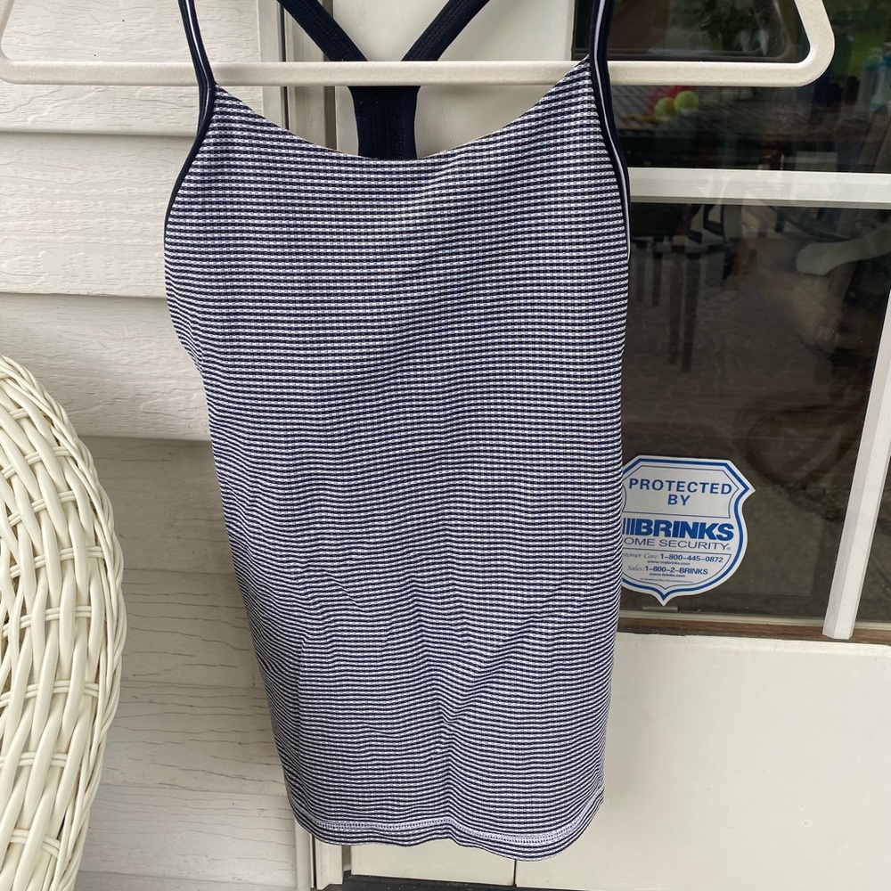 Black Gingham Lululemon Top Size 4